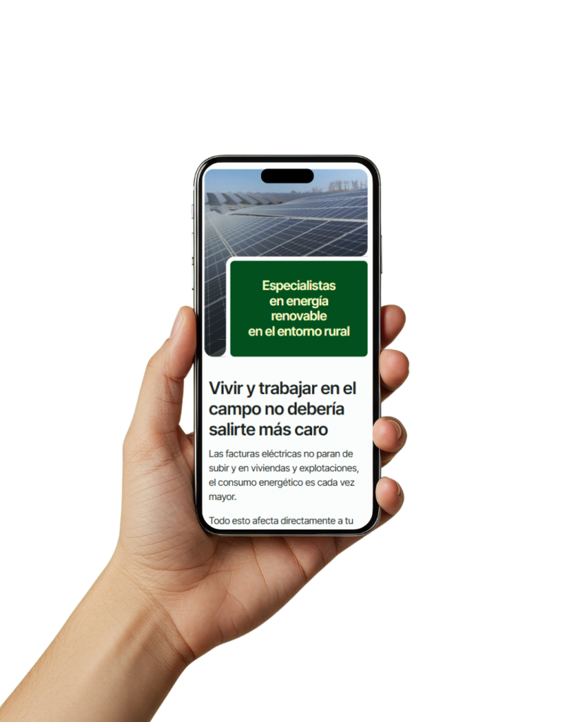 diseño web para empresa local en aracena