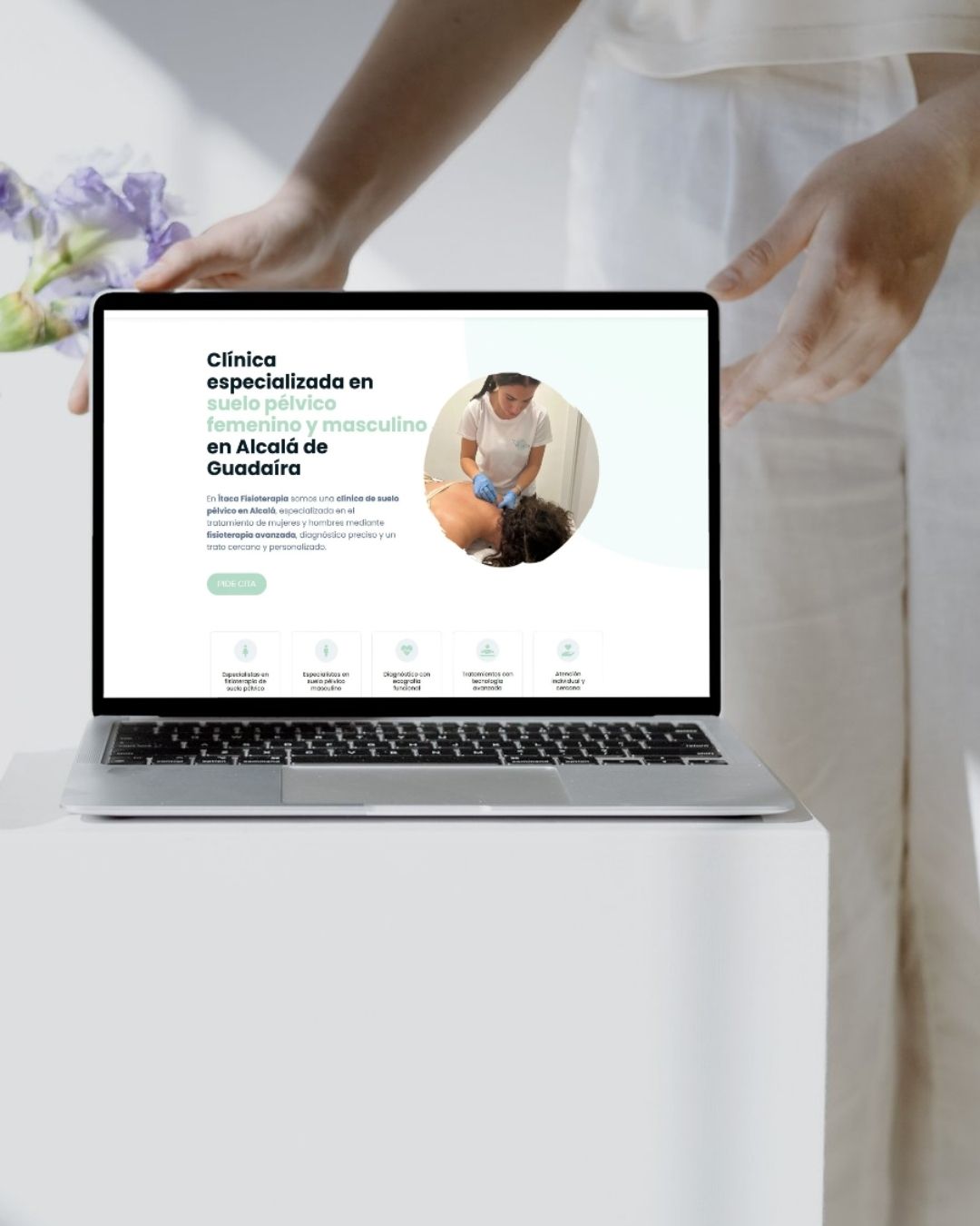 Diseño web para clínica de fisioterapia en Alcalá de Guadaira
