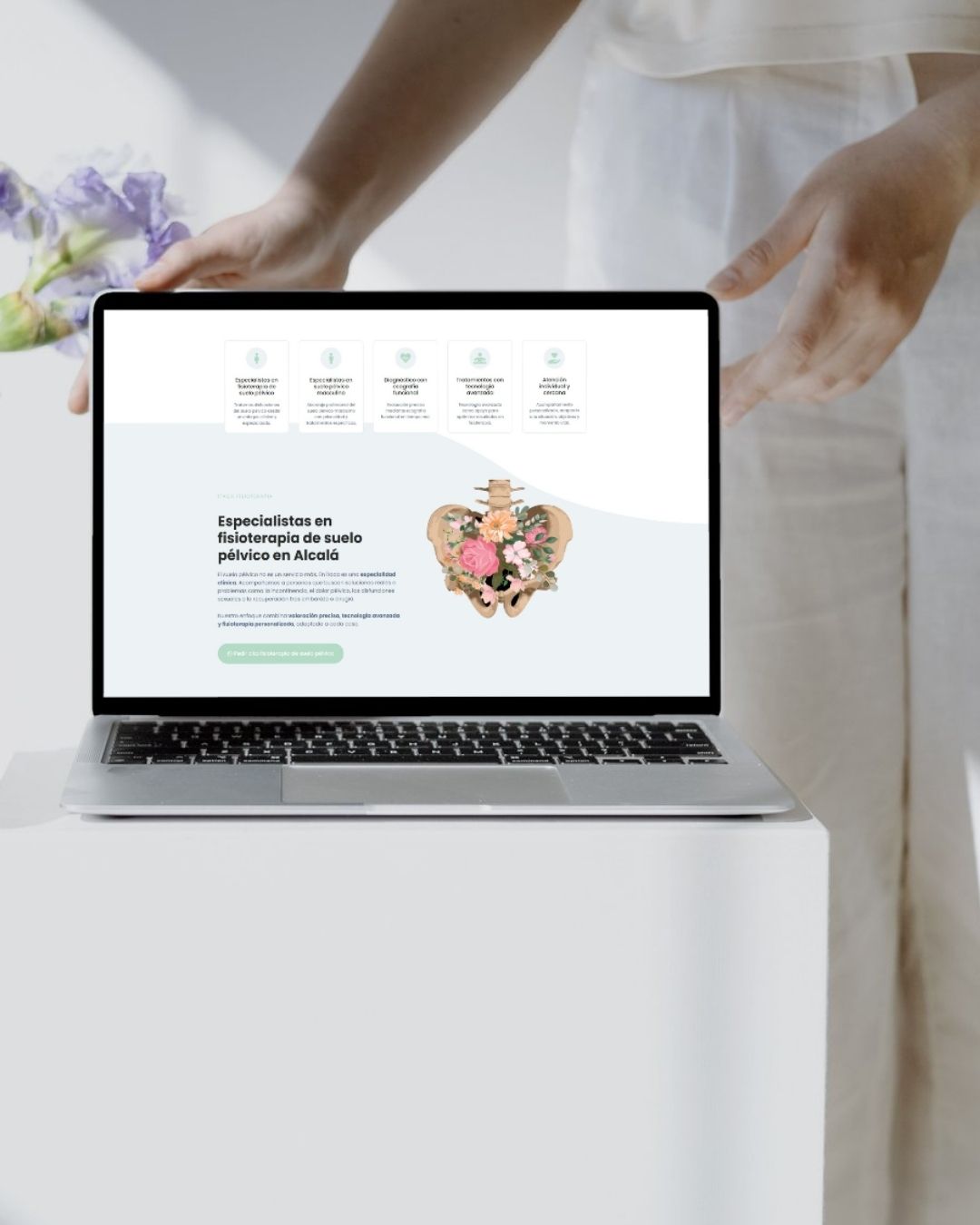diseño web para clinica de fisioterapia local